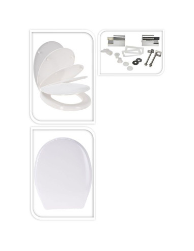 Toiletbril duroplast - Wit -  Softclose