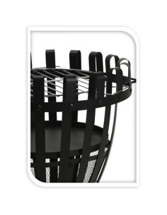 Vuurkorf met Barbecue Grillrek 2