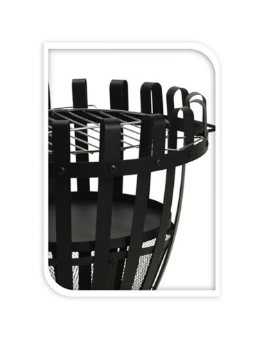 Vuurkorf met Barbecue Grillrek