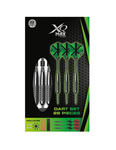 XQ Max Dartset - 3x 22 gram Steeltip - 28pcs