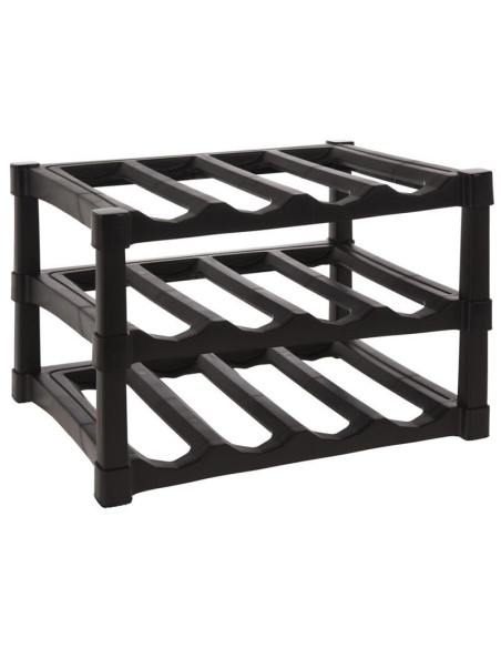 Wijnrek - Kunststof - voor 12 Flessen