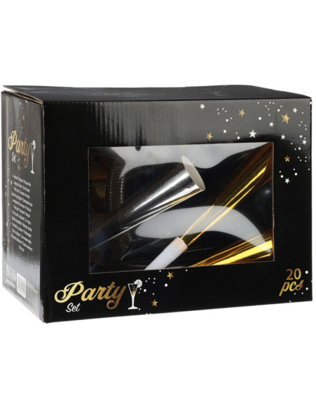 Partyset Happy New Year - 20 delig