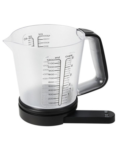 Keukenweegschaal met Maatbeker - 1200 ml - tot...