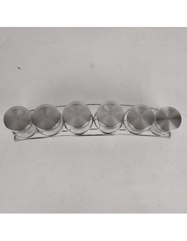 Kruidenset - 7 delig - RVS en glas