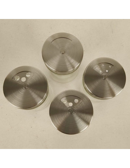 Kruidenset - 7 delig - RVS en glas