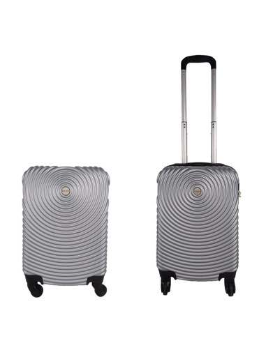 Ceruzo Handbagage Koffer - 51.5 cm - Grijs