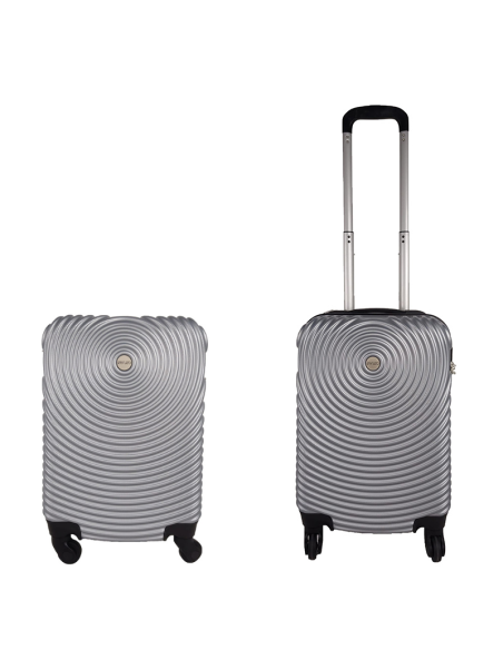 Ceruzo Handbagage Koffer - 51.5 cm - Grijs