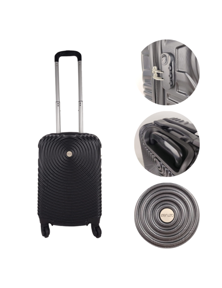 Ceruzo Handbagage Koffer - 51.5 cm - Zwart