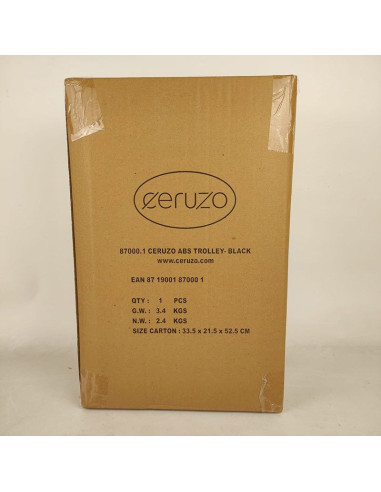 Ceruzo Handbagage Koffer - 51.5 cm - Zwart