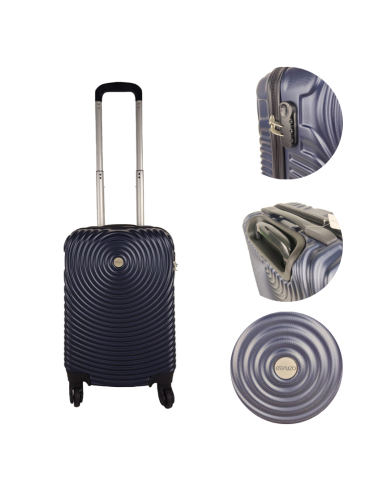 Ceruzo Handbagage Koffer - 51.5 cm - Blauw