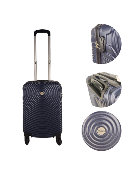 Ceruzo Handbagage Koffer - 51.5 cm - Blauw