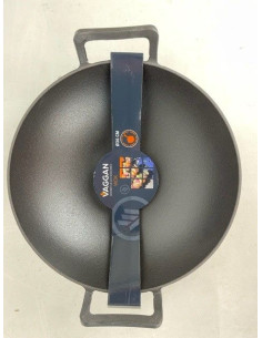 Vaggan Wokpan - Gietijzer - Ø36 cm - voor BBQ en open vuur 2