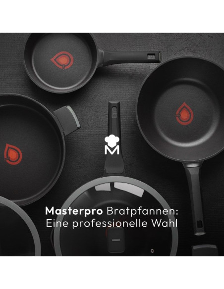 Masterpro Gastro Koekenpan - Ø 24 cm - Inductie - Heatdot Technology Indicator - duurzaam