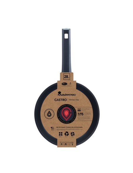 Masterpro Gastro Koekenpan - Ø 28 cm - Inductie - Heatdot Technology Indicator - duurzaam