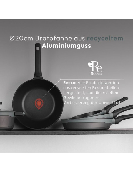 Masterpro Gastro Koekenpan - Ø 28 cm - Inductie - Heatdot Technology Indicator - duurzaam