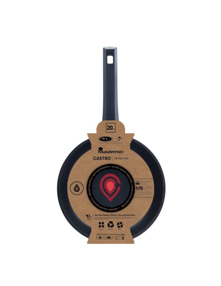 Masterpro Gastro Koekenpan - Ø 20 cm - Inductie - Heatdot Technology Indicator - duurzaam