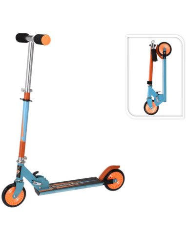 XQ Max Opvouwbare Step met Voetrem - blauw met...