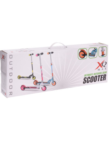 XQ Max Opvouwbare Step met Voetrem - blauw met...