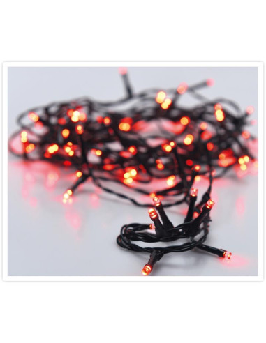 Kerstverlichting 180 led- 13.5m - rood - Timer...