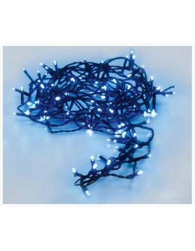 Kerstverlichting 240 led- 18m - Blauw - Timer -...