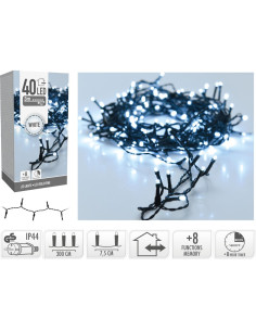Kerstverlichting 40 led- 3m - wit - Timer - Lichtfuncties... 2