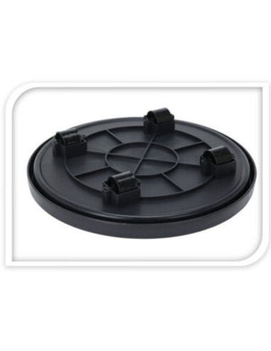 Plantentrolley - kunststof - Ø35