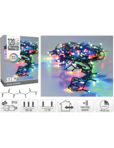 Kerstverlichting 120 led- 9m - multicolor - Timer -... 2