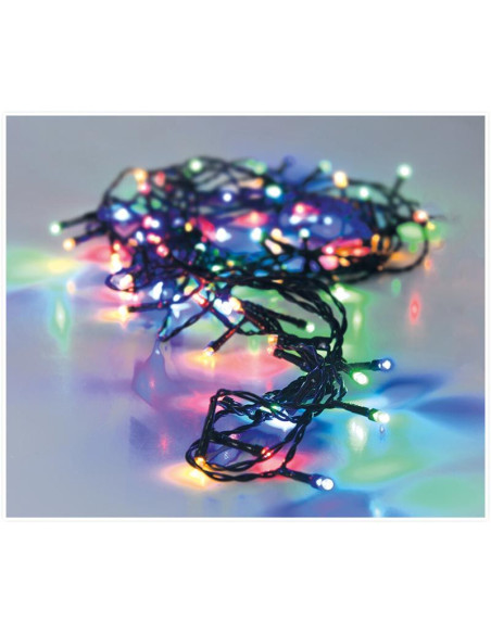 Kerstverlichting 180 led- 13.5m - multicolor - Timer - Lichtfuncties - Geheugen - Buiten