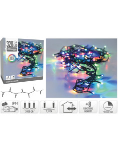 Kerstverlichting 320 led- 24m - multicolor - Timer -... 2