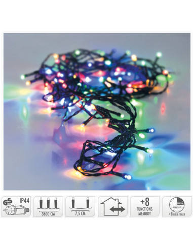 Kerstverlichting 480 led- 36m - multicolor -...