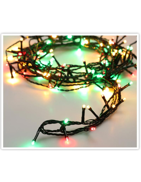 Kerstverlichting 80 led- 6m - three tone traditional - Timer - Lichtfuncties - Geheugen - Buiten
