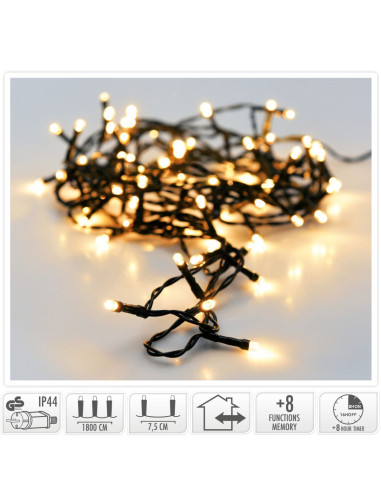 Kerstverlichting 240 led- 18m - extra warm wit...