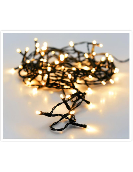 Kerstverlichting 320 led- 24m - extra warm wit - Timer - Lichtfuncties - Geheugen - Buiten