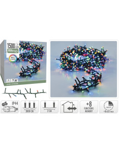 Microcluster - 1800 led - 36m - multicolor - Timer -... 2