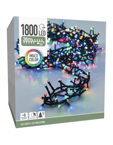 Microcluster - 1800 led - 36m - multicolor -...