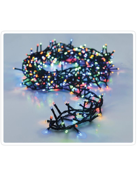 Microcluster - 1800 led - 36m - multicolor - Timer - Lichtfuncties - Geheugen - Buiten