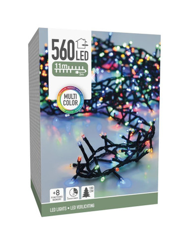 Microcluster - 560 led - 11m - multicolor -...