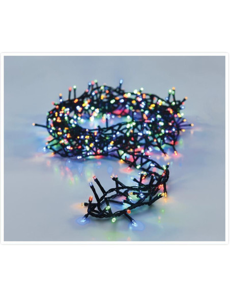 Microcluster - 560 led - 11m - multicolor - Timer - Lichtfuncties - Geheugen - Buiten