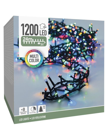 Microcluster - 1200 led - 24m - multicolor -...