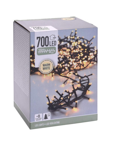 Microcluster - 700 led - 14m - warm wit - Timer...