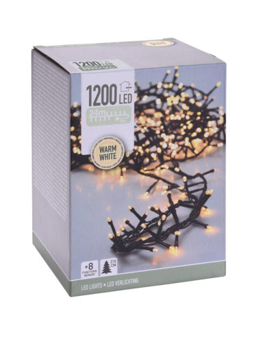 Microcluster - 1200 led - 24m - warm wit -...