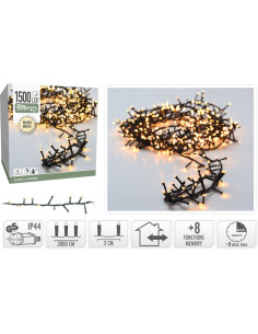 Microcluster - 1500 led - 30m - warm wit - Timer -... 2