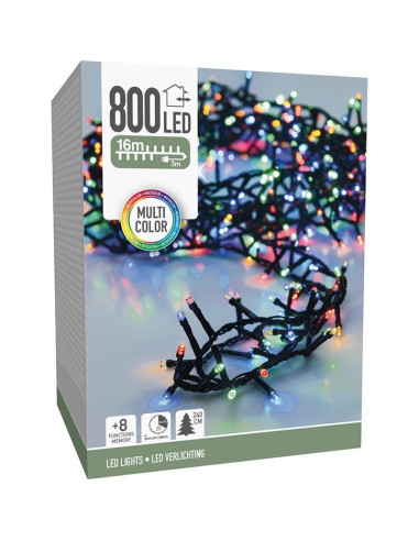 Microcluster - 800 led - 16m - multicolor -...