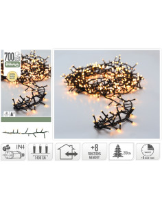 Microcluster - 700 led - 14m - extra warm wit - Timer -... 2