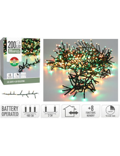 Micro Cluster 200 led - 4m - three tone traditional -... 2