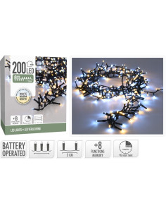 Micro Cluster 200 led - 4m - two tone adorable - Batterij... 2