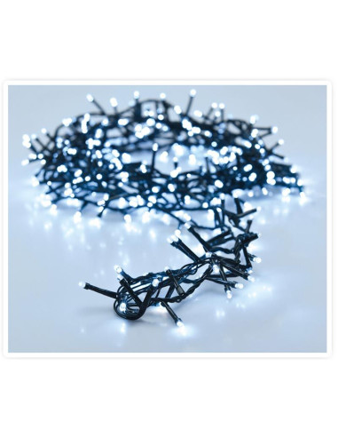 Micro Cluster 200 led - 4m - wit - Batterij -...