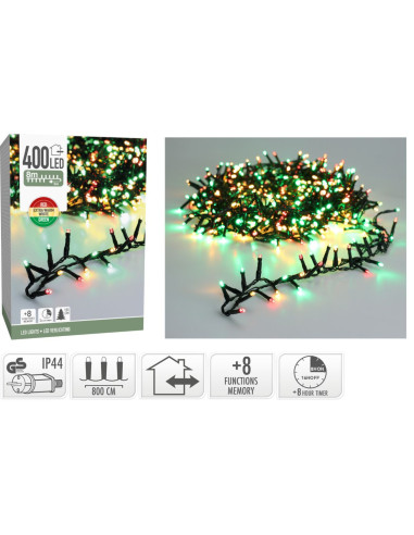 Microcluster - 400 led - 8m - three tone...