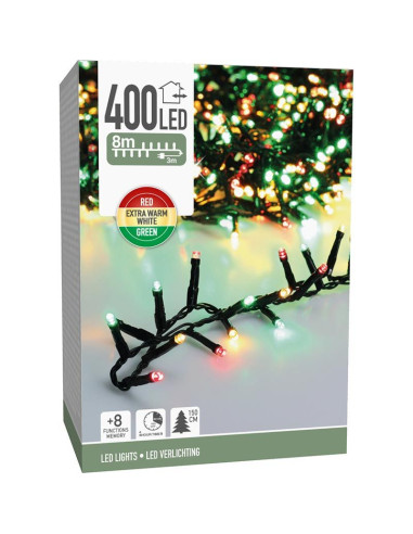 Microcluster - 400 led - 8m - three tone...