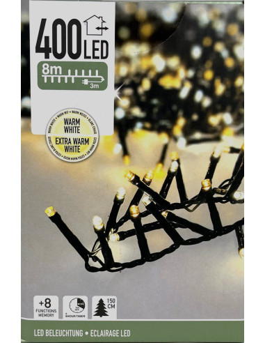 Microcluster - 400 led - 8m - two tone romantic...